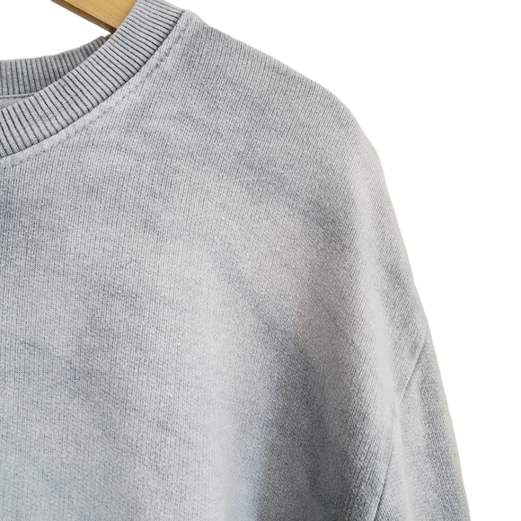 Bolongaro Trevor Sweatshirt Grey Acid Washed Size Large - Picture 7 of 11